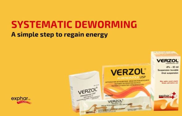 Systematic deworming for regain energy